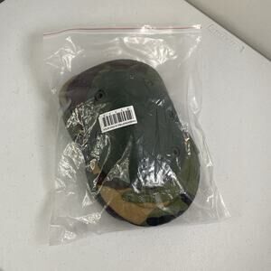 Camouflage Knee Pads New Unbranded Protective 9.5”x5.5” Tactical Hard Cap Green